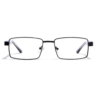 GRAVIATE by Coolwinks E12B7154 Glossy Black Full Frame Rectangle Eyeglasses for Men and Women