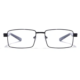 GRAVIATE by Coolwinks E12B7170 Glossy Black Full Frame Rectangle Eyeglasses for Men and Women