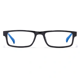 GRAVIATE by Coolwinks E12B7231 Glossy Black Full Frame Rectangle Eyeglasses for Men and Women