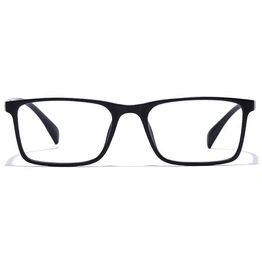 GRAVIATE by Coolwinks E12B7358 Matte Black Full Frame Rectangle Eyeglasses for Men and Women