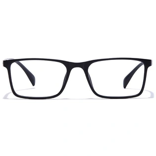 GRAVIATE by Coolwinks E12B7358 Matte Black Full Frame Rectangle Eyeglasses for Men and Women