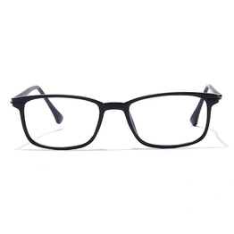 GRAVIATE by Coolwinks E12B7406 Matte Black Full Frame Rectangle Eyeglasses for Men and Women