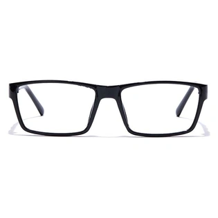 GRAVIATE by Coolwinks E12B7428 Glossy Black Full Frame Rectangle Eyeglasses for Men and Women