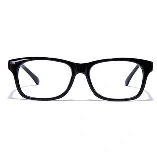 GRAVIATE by Coolwinks E12B7437 Glossy Black Full Frame Rectangle Eyeglasses for Men and Women