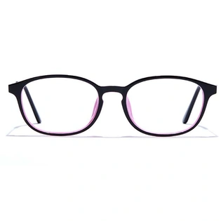 GRAVIATE by Coolwinks E12B7526 Glossy Black Full Frame Rectangle Computer Eyeglasses for Men and Women