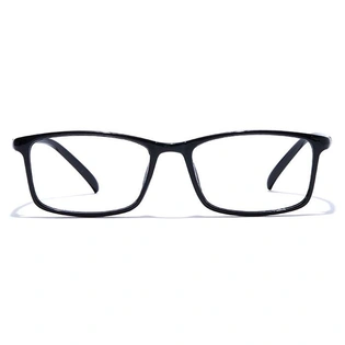 GRAVIATE by Coolwinks E12B7555 Glossy Black Full Frame Rectangle Eyeglasses for Men and Women