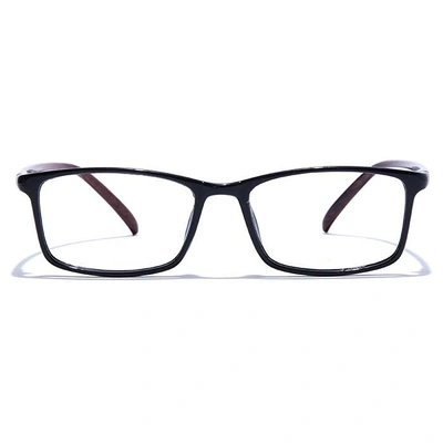 GRAVIATE by Coolwinks E12B7556 Glossy Black Full Frame Rectangle Eyeglasses for Men and Women