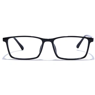 GRAVIATE by Coolwinks E12B7568 Glossy Black Full Frame Rectangle Eyeglasses for Men and Women