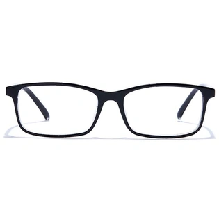 GRAVIATE by Coolwinks E12B7569 Glossy Black Full Frame Rectangle Eyeglasses for Men and Women