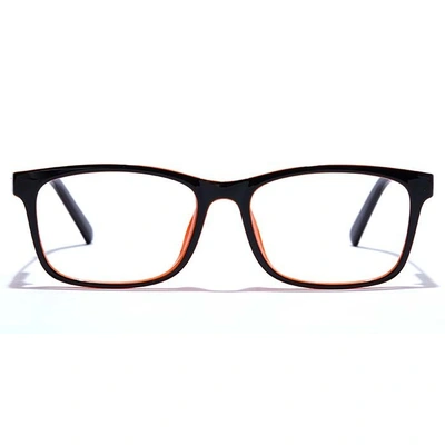 GRAVIATE by Coolwinks E12B7579 Glossy Black Full Frame Rectangle Eyeglasses for Men and Women