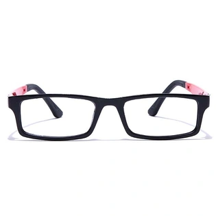 GRAVIATE by Coolwinks E12B7634 Glossy Black Full Frame Rectangle Eyeglasses for Men and Women