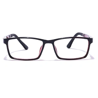 GRAVIATE by Coolwinks E12B7639 Glossy Black Full Frame Rectangle Eyeglasses for Men and Women