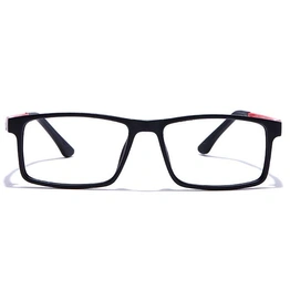 GRAVIATE by Coolwinks E12B7648 Matte Black Full Frame Rectangle Eyeglasses for Men and Women