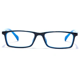 GRAVIATE by Coolwinks E12B7669 Glossy Black Full Frame Rectangle Eyeglasses for Men and Women