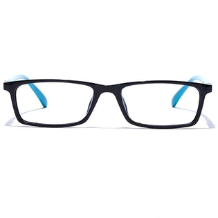 GRAVIATE by Coolwinks E12B7675 Glossy Black Full Frame Rectangle Eyeglasses for Men and Women