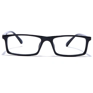 GRAVIATE by Coolwinks E12B7680 Glossy Black Full Frame Rectangle Eyeglasses for Men and Women