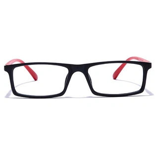 GRAVIATE by Coolwinks E12B7683 Matte Black Full Frame Rectangle Eyeglasses for Men and Women