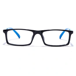 GRAVIATE by Coolwinks E12B7684 Glossy Black Full Frame Rectangle Eyeglasses for Men and Women