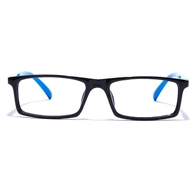 GRAVIATE by Coolwinks E12B7684 Glossy Black Full Frame Rectangle Eyeglasses for Men and Women