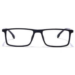 GRAVIATE by Coolwinks E12B7696 Matte Black Full Frame Rectangle Eyeglasses for Men and Women