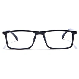 GRAVIATE by Coolwinks E12B7699 Glossy Black Full Frame Rectangle Eyeglasses for Men and Women