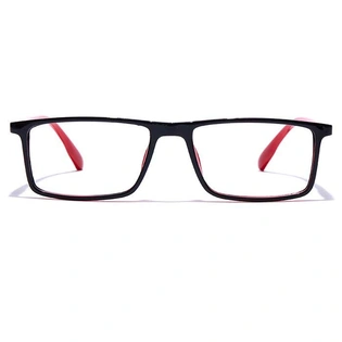 GRAVIATE by Coolwinks E12B7705 Glossy Black Full Frame Rectangle Eyeglasses for Men and Women