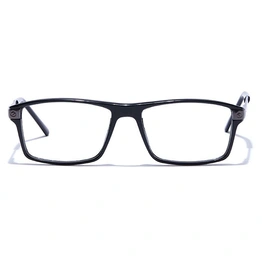 GRAVIATE by Coolwinks E12B7753 Glossy Black Full Frame Rectangle Eyeglasses for Men and Women