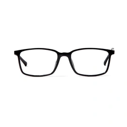 GRAVIATE by Coolwinks E12C5613 Glossy Black Full Frame Rectangle Eyeglasses for Men and Women