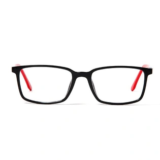 GRAVIATE by Coolwinks E12C5646 Glossy Black Full Frame Rectangle Eyeglasses for Men and Women