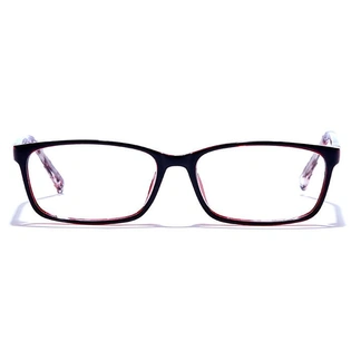 GRAVIATE by Coolwinks E12C6451 Glossy Black Full Frame Rectangle Eyeglasses for Men and Women