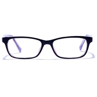 GRAVIATE by Coolwinks E12C6473 Glossy Black Full Frame Rectangle Eyeglasses for Men and Women