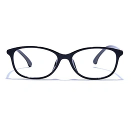 GRAVIATE by Coolwinks E12C6582 Glossy Black Full Frame Rectangle Eyeglasses for Men and Women