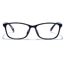 GRAVIATE by Coolwinks E12C6585 Glossy Black Full Frame Rectangle Eyeglasses for Men and Women