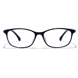 GRAVIATE by Coolwinks E12C6596 Glossy Black Full Frame Rectangle Eyeglasses for Men and Women