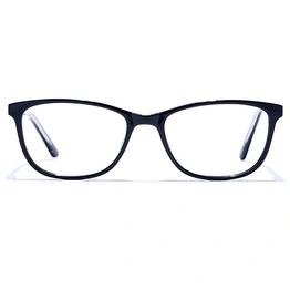 GRAVIATE by Coolwinks E12C6682 Glossy Black Full Frame Rectangle Eyeglasses for Men and Women