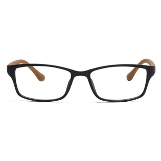 GRAVIATE by Coolwinks E12C6919 Matte Black Full Frame Rectangle Eyeglasses for Men and Women