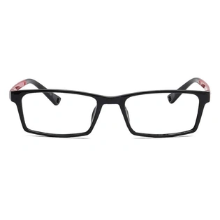 GRAVIATE by Coolwinks E12C6924 Glossy Black Full Frame Rectangle Eyeglasses for Men and Women