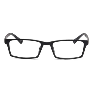 GRAVIATE by Coolwinks E12C6925 Matte Black Full Frame Rectangle Eyeglasses for Men and Women