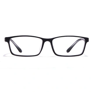 GRAVIATE by Coolwinks E12C6965 Matte Black Full Frame Rectangle Eyeglasses for Men and Women