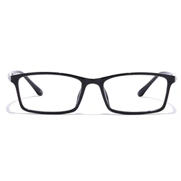 GRAVIATE by Coolwinks E12C6968 Glossy Black Full Frame Rectangle Eyeglasses for Men and Women