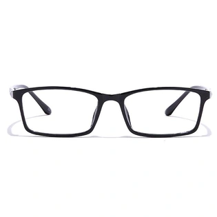 GRAVIATE by Coolwinks E12C6968 Glossy Black Full Frame Rectangle Eyeglasses for Men and Women