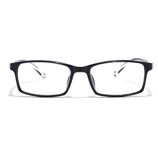 GRAVIATE by Coolwinks E12C6971 Glossy Black Full Frame Rectangle Eyeglasses for Men and Women