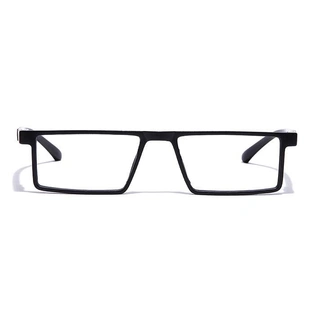 GRAVIATE by Coolwinks E12C7082 Matte Black Full Frame Rectangle Eyeglasses for Men and Women