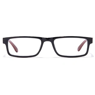 GRAVIATE by Coolwinks E12C7229 Glossy Black Full Frame Rectangle Eyeglasses for Men and Women