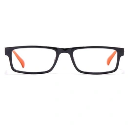 GRAVIATE by Coolwinks E12C7231 Glossy Black Full Frame Rectangle Eyeglasses for Men and Women