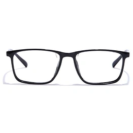 GRAVIATE by Coolwinks E12C7316 Glossy Black Full Frame Rectangle Eyeglasses for Men and Women