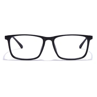 GRAVIATE by Coolwinks E12C7327 Matte Black Full Frame Rectangle Eyeglasses for Men and Women