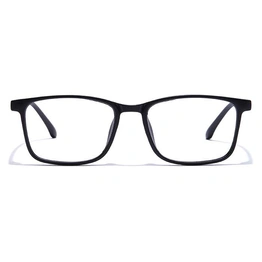 GRAVIATE by Coolwinks E12C7348 Matte Black Full Frame Rectangle Eyeglasses for Men and Women