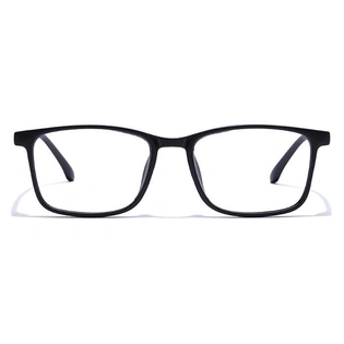 GRAVIATE by Coolwinks E12C7348 Matte Black Full Frame Rectangle Eyeglasses for Men and Women