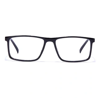 GRAVIATE by Coolwinks E12C7355 Glossy Black Full Frame Rectangle Eyeglasses for Men and Women